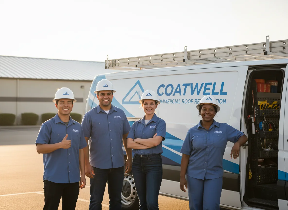 Commercial roof coating company in Saint Clair, MN